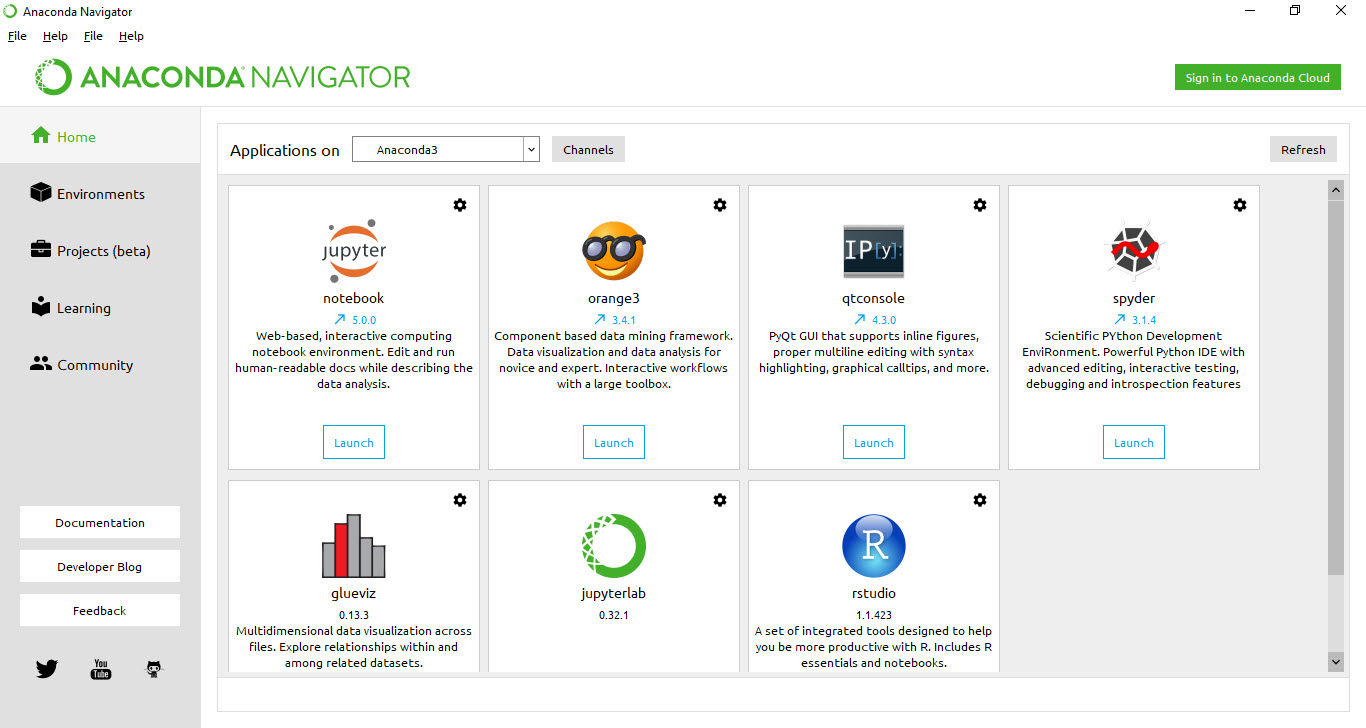 Anaconda Navigator