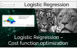 logistic regression - cost function optimization