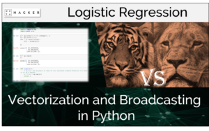 vectoriztaion and broadcasting in python
