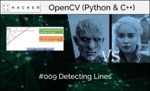 opencv - detecting lines