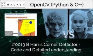 opencv - Harris corner detector - code and detailed understanding part 2