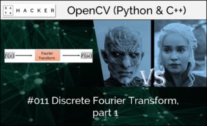 opencv - discrete Fourier transform, part 1
