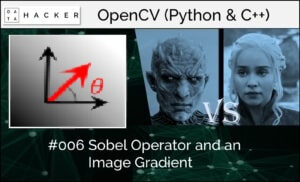 opencv - sobel operator and an image gradient