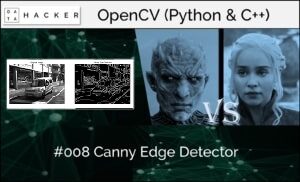 opencv - canny edge detector