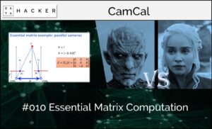 Essential matrix computation
