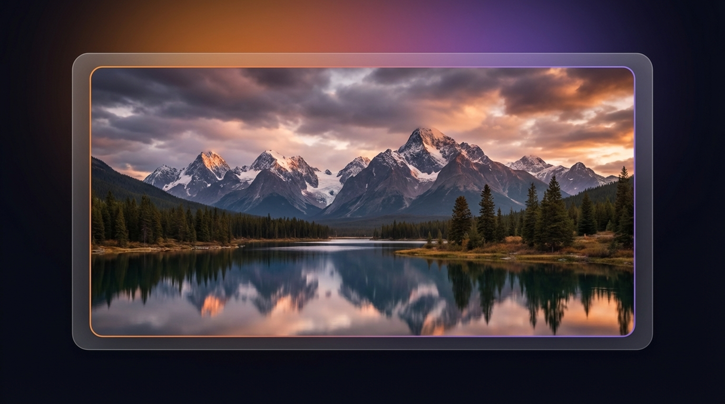 Final generated landscape from pretrained DDPM model