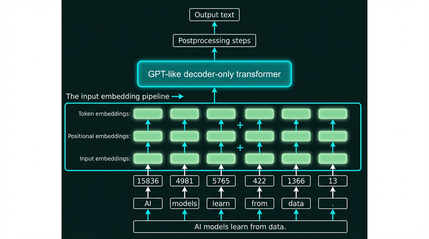 Complete input embedding pipeline