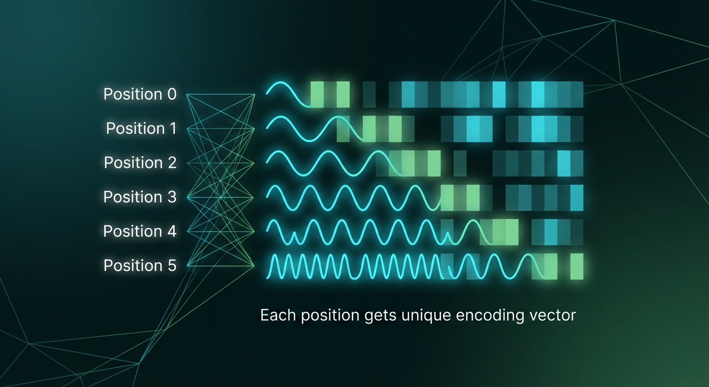 Positional encoding patterns