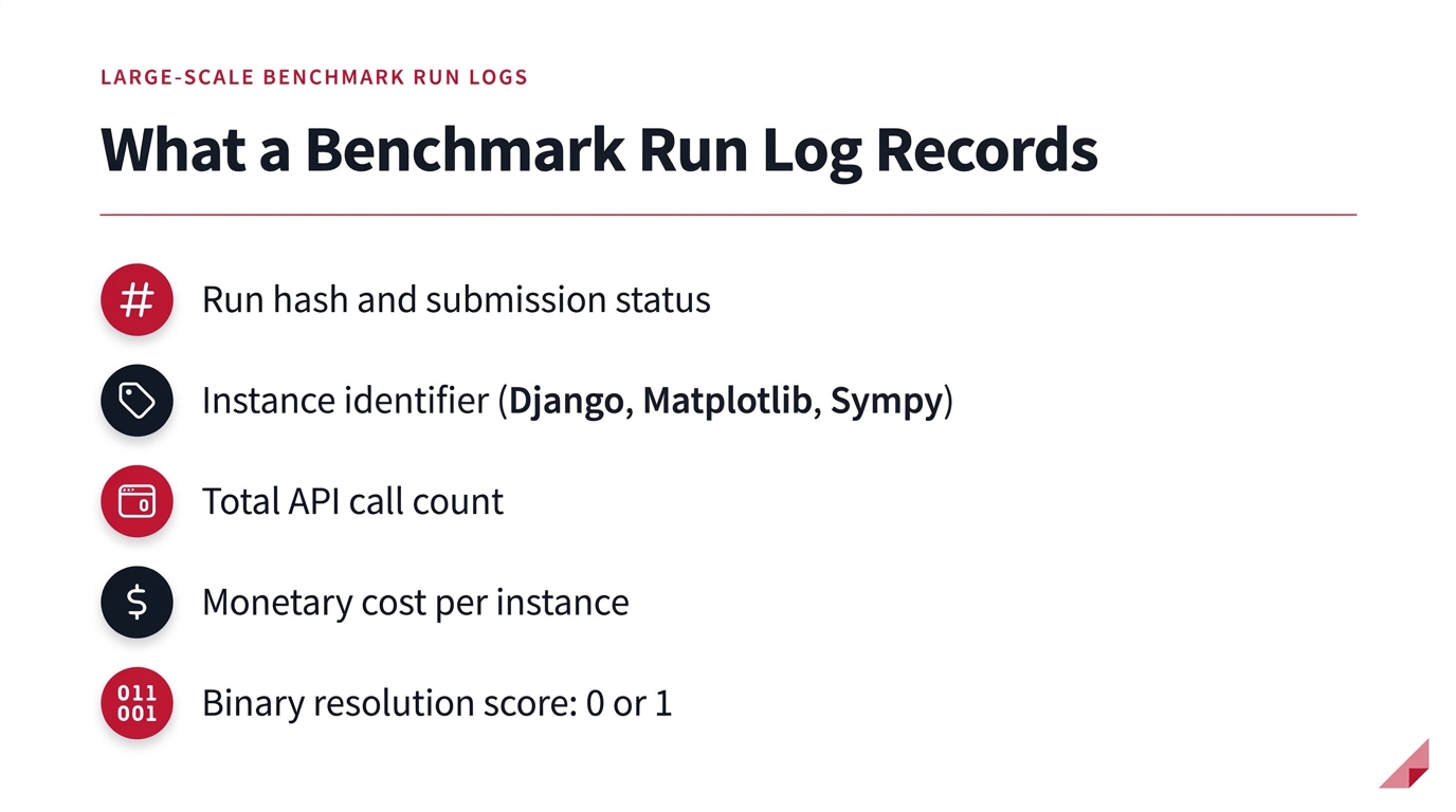 What a Benchmark Run Log Records